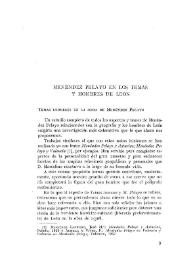 Menéndez Pelayo en los temas y hombres de León
