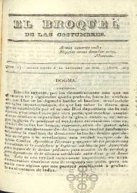 El Broquel de las Costumbres. Tomo I, núm. 38, jueves 4 de diciembre de 1834