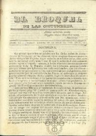 El Broquel de las Costumbres. Tomo I, núm. 48, domingo 11 de enero de 1835