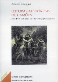 Leituras alegóricas de Camões : e outros estudos de literatura portuguesa