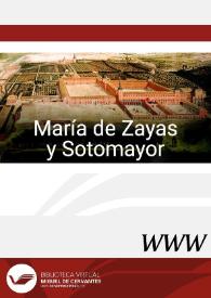 María de Zayas y Sotomayor