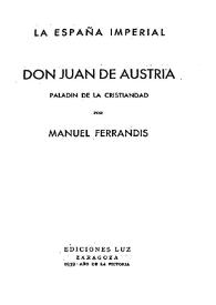 Don Juan de Austria : paladín de la cristiandad