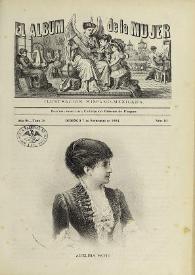 El Álbum de la Mujer : Periódico Ilustrado. Año 2, tomo 3, núm. 10, 7 de septiembre de 1884
