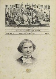 El Álbum de la Mujer : Periódico Ilustrado. Año 2, tomo 3, núm. 22, 30 de noviembre de 1884