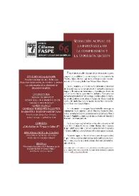 Revista Cálamo FASPE : lengua y literatura españolas. Núm. 66, 2018
