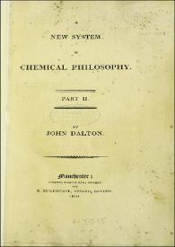 A new system of chemical philosophy. Part II