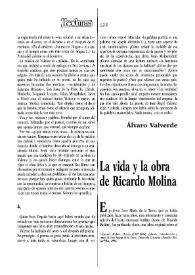 La vida y la obra de Ricardo Molina