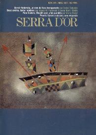 Serra d'Or. Any XXXIII, núm. 376, abril 1991