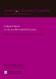 Anales de Literatura Española. Núm. 34, 2021