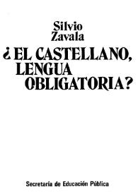 ¿El castellano, lengua obligatoria?