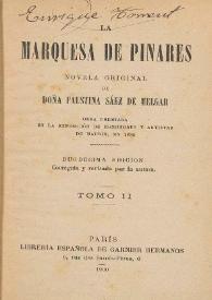  La Marquesa de Pinares. Tomo II
