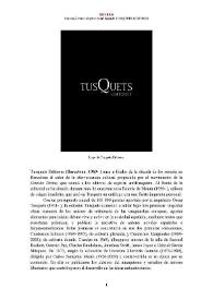 Tusquets Editores [editorial] (Barcelona, 1969- ) [Semblanza]