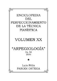 Volumen XX. Arpegiología, Op.55