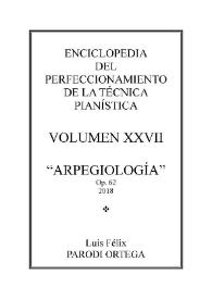 Volumen XXVII. Arpegiología, Op.62