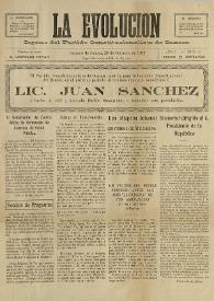 La Evolución: Órgano del Partido Constitucionalista de Oaxaca. Año I, núm. 15, 28 de octubre de 1917
