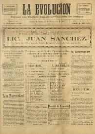 La Evolución: Órgano del Partido Constitucionalista de Oaxaca. Año I, núm. 18, 25 de noviembre de 1917