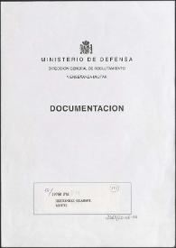 Expediente de Conmutación de Pena de Muerte de Miguel Hernández. Comisión Central Examen de Penas. Penas de Muerte. Expediente número 10768