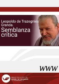 Leopoldo de Trazegnies Granda. Semblanza crítica