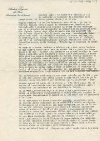 Carta mecanografiada de Segovia, Andrés a Luis Galve. 1978-08-10