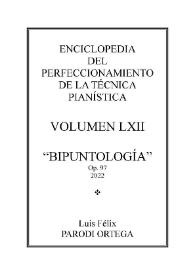 Volumen LXII. Bipuntología, Op.97
