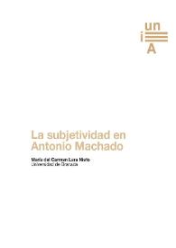 La subjetividad en Antonio Machado