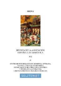 Signa : revista de la Asociación Española de Semiótica. Núm. 31, 2022