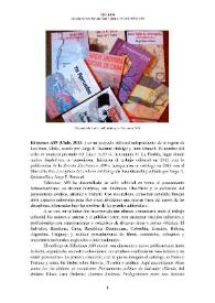 Ediciones A89 [editorial] (Chile, 2011-  ) [Semblanza]