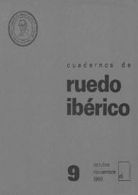 Cuadernos de Ruedo Ibérico. Núm. 9, octubre-noviembre 1966