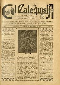 El Catequista : Semanario de Instrucción y Educación Popular. Tomo I, núm. 2, 21 de noviembre de 1929