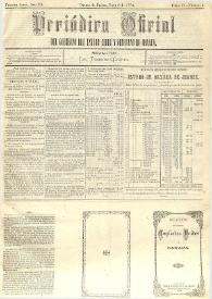 Periódico Oficial del Gobierno del Estado Libre y Soberano de Oaxaca. Primera época, año III, Tomo IV, núm. 2, enero 8 de 1884