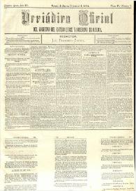 Periódico Oficial del Gobierno del Estado Libre y Soberano de Oaxaca. Primera época, año III, Tomo IV, núm. 9, febrero 2 de 1884