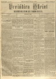 Periódico Oficial del Gobierno del Estado Libre y Soberano de Oaxaca. Primera época, año IV, Tomo V, núm. 57, julio 19 de 1885