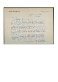 Carta de Antonio Buero Vallejo a José Carlos Rovira. Madrid, 21 de  de septiembre de 1976