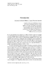 Anales de Literatura Española, núm. 38 (2023). Presentación