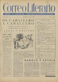 Correo Literario : Arte y Letras Hispanoamericanas. Año III, núm. 45, 1 de abril de 1952