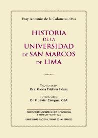 Historia de la Universidad San Marcos de Lima