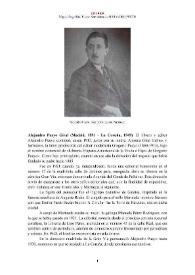 Alejandro Pueyo Giral [editor] (Madrid, 1891 - La Coruña, 1949) [Semblanza] 