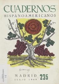 Cuadernos Hispanoamericanos. Núm. 235, julio 1969
