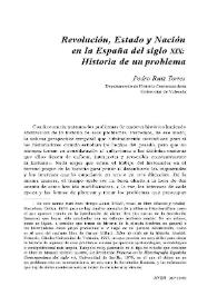 Revolución, Estado y Nación en la España del siglo XIX: historia de un problema