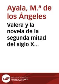 Valera y la novela de la segunda mitad del siglo XIX / M.ª Ángeles Ayala | Biblioteca Virtual Miguel de Cervantes