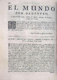 El mundo por dedentro / Francisco de Quevedo | Biblioteca Virtual Miguel de Cervantes