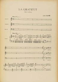 La gratitut : coro catalá / J. A. Clavé | Biblioteca Virtual Miguel de Cervantes