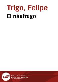 El náufrago / Felipe Trigo | Biblioteca Virtual Miguel de Cervantes