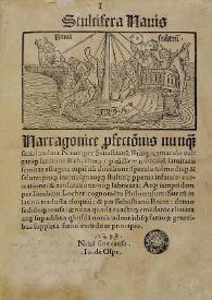 Stultifera navis /  a Jacobo Locher, Philomuso, translata, cum suppletionibus eiusdem Sebastian Brant | Biblioteca Virtual Miguel de Cervantes