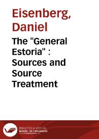 The "General Estoria" : Sources and Source Treatment / Daniel Eisenberg | Biblioteca Virtual Miguel de Cervantes
