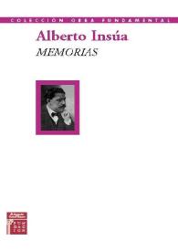 Memorias : [Antología] / Alberto  Insúa; selección e introducción de Santiago Fortuño Llorens | Biblioteca Virtual Miguel de Cervantes