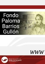 Archivo Mariano José de Larra - Fondo Paloma Barrios Gullón | Biblioteca Virtual Miguel de Cervantes