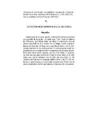Antigüedades romanas de La Alcarria / Francisco R. de Uhagón | Biblioteca Virtual Miguel de Cervantes