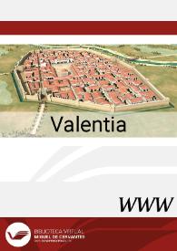 Valentia / Albert Ribera Lacomba | Biblioteca Virtual Miguel de Cervantes