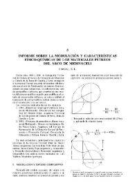 Informe sobre la modulación y características físico-químicas de los materiales pétreos del Arco de Medinaceli / Coresal S.L. | Biblioteca Virtual Miguel de Cervantes